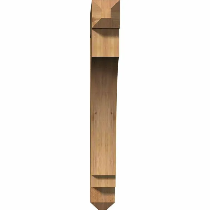 Ekena Millwork Imperial craftsman rough sawn 4-in x 28-in x 32-in Brown Western Red Cedar Standard Bracket
