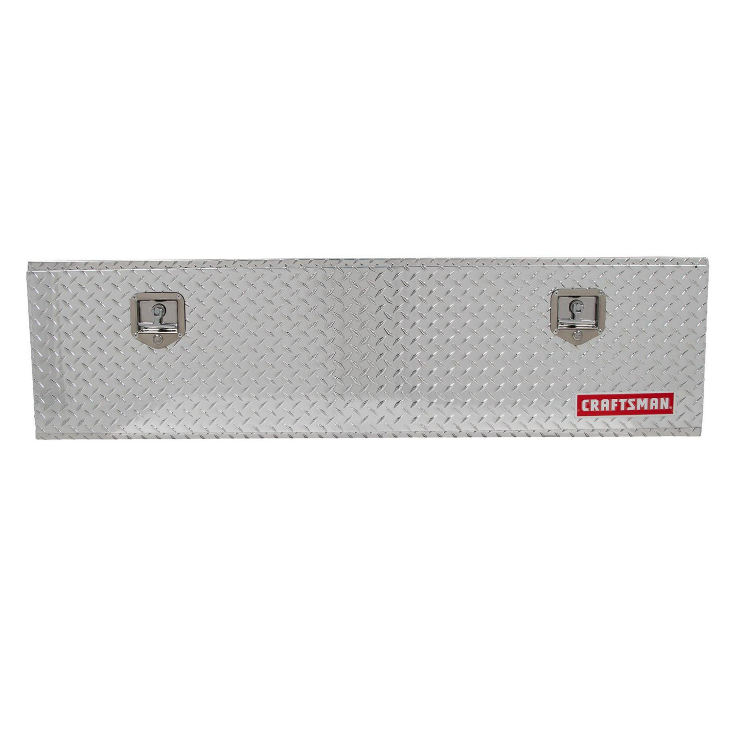 CRAFTSMAN 60-in x 12-in x 16-in Silver Aluminum Top Mount Truck Tool Box