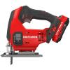 CRAFTSMAN V20 20-volt Max Variable Speed Keyless Cordless Jigsaw (Charger Included and Battery Included)