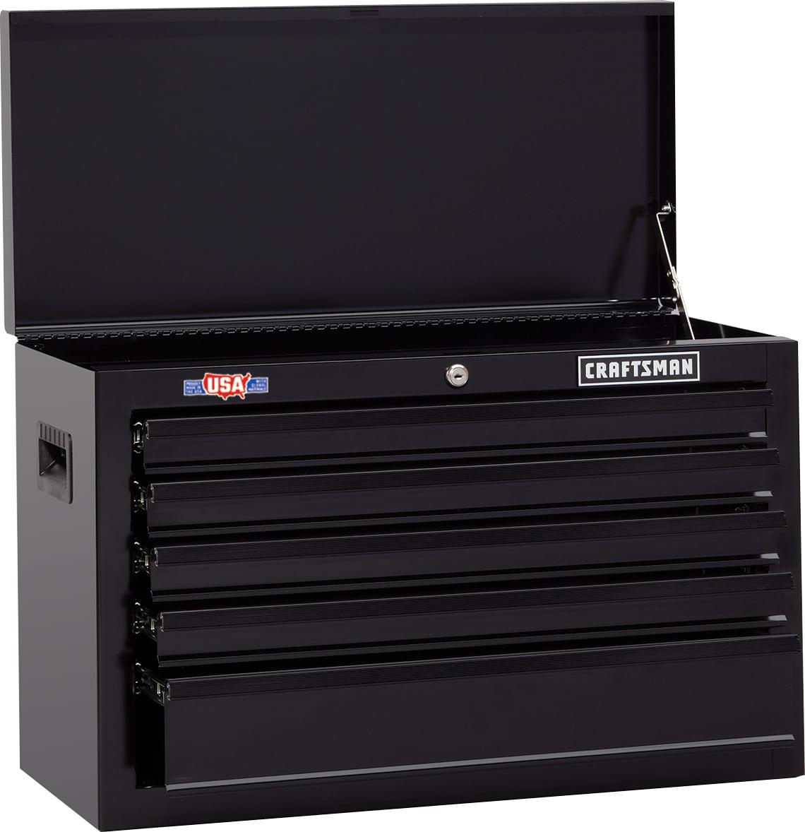 CRAFTSMAN 1000 Series 26-in W x 17.25-in H 5-Drawer Steel Tool Chest (Black)