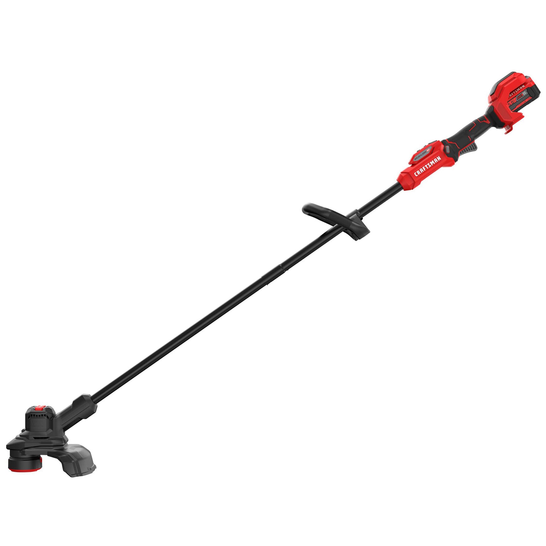 CRAFTSMAN Brushless RP 20-volt Max 13-in Straight Shaft Battery String Trimmer 5 Ah (Battery and Charger Included)