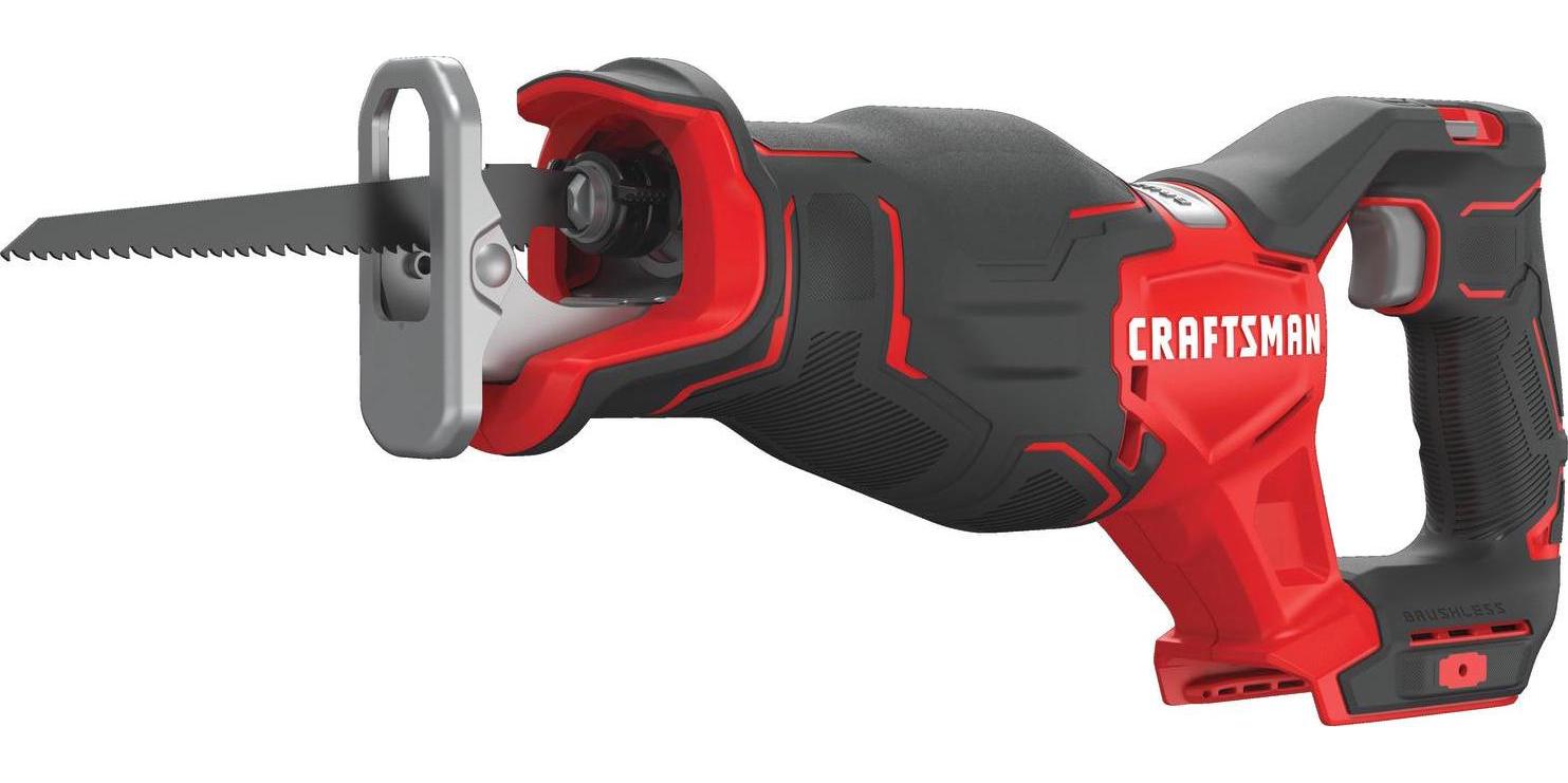 CRAFTSMAN 4-Tool Brushless Power Tool Combo Kit with Soft Case (2-Batteries Included and Charger Included)