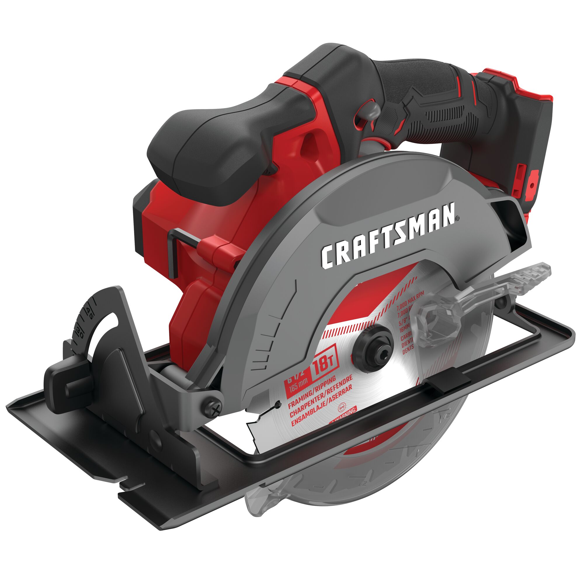 CRAFTSMAN V20 20-volt Max 6-1/2-in Cordless Compact Circular Saw (Bare Tool)