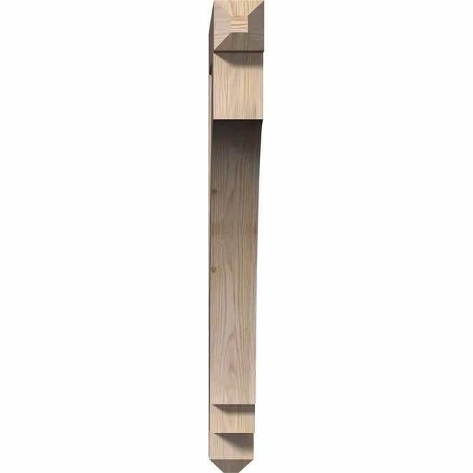 Ekena Millwork Imperial craftsman smooth 3-1/2-in x 32-in x 36-in Brown Douglas Fir Standard Bracket