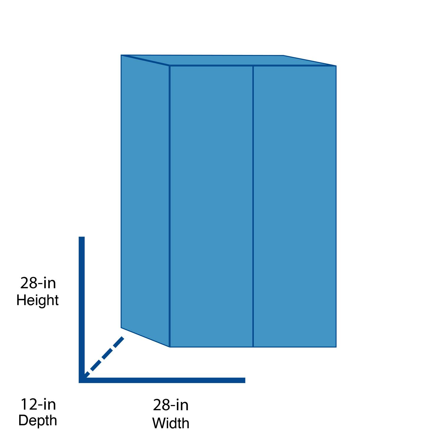 CRAFTSMAN Steel Wall-mounted Garage Cabinet in Red (28-in W x 28-in H x 12-in D)