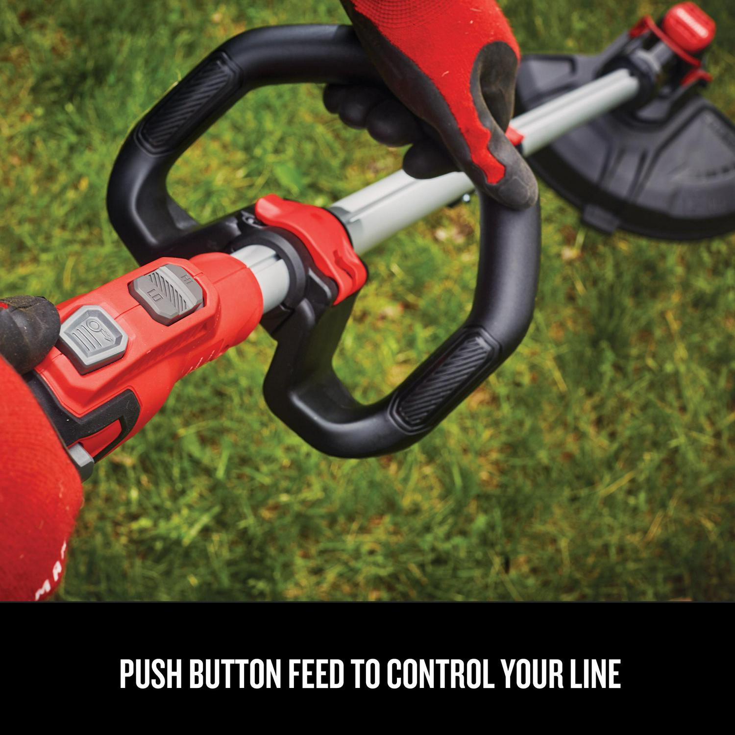 CRAFTSMAN V20 20-volt Max 13-in Straight Shaft Battery String Trimmer 4 Ah (Battery and Charger Included)