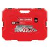 CRAFTSMAN 159-Piece Standard (SAE) and Metric Polished Chrome Mechanics Tool Set with Hard Case