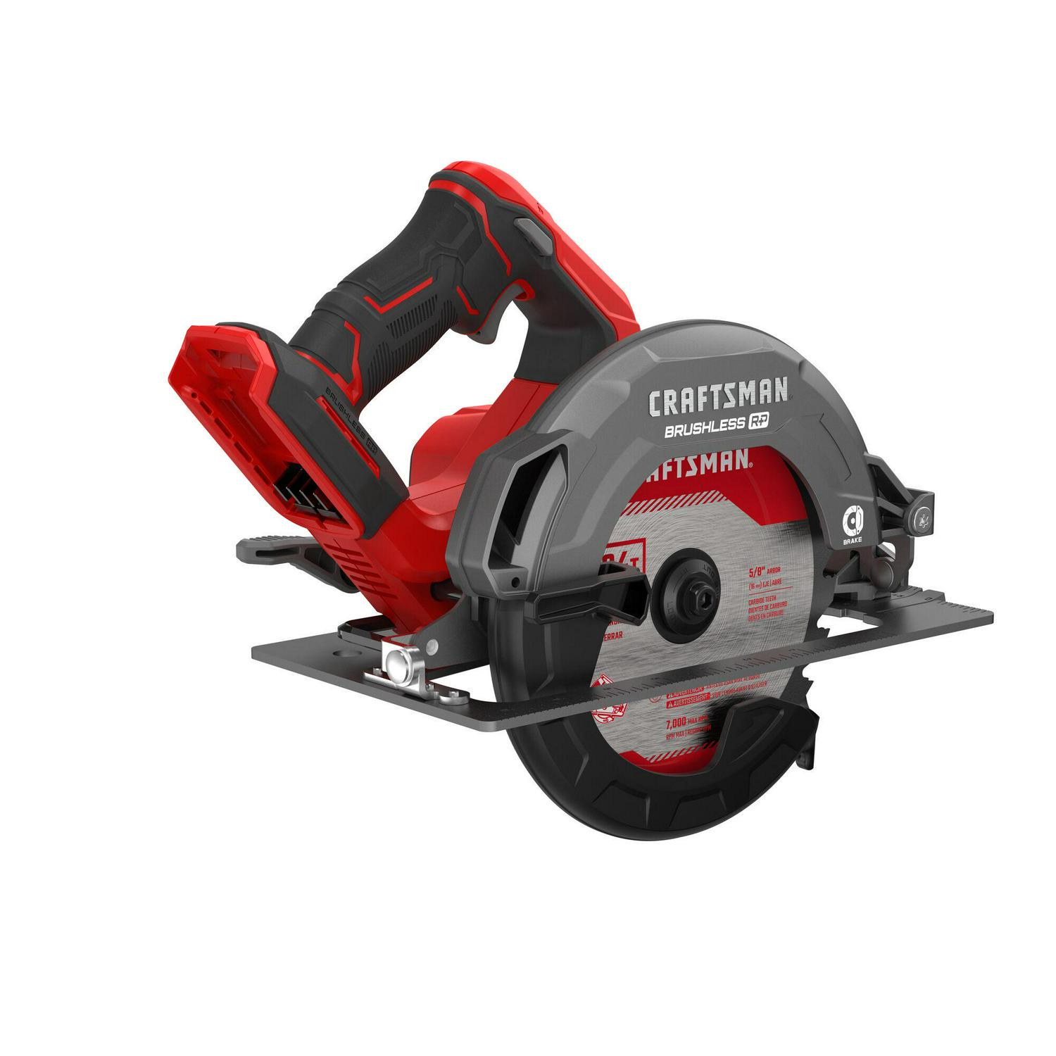 CRAFTSMAN V20 RP 20-volt Max 7-1/4-in Brushless Cordless Circular Saw (Bare Tool)