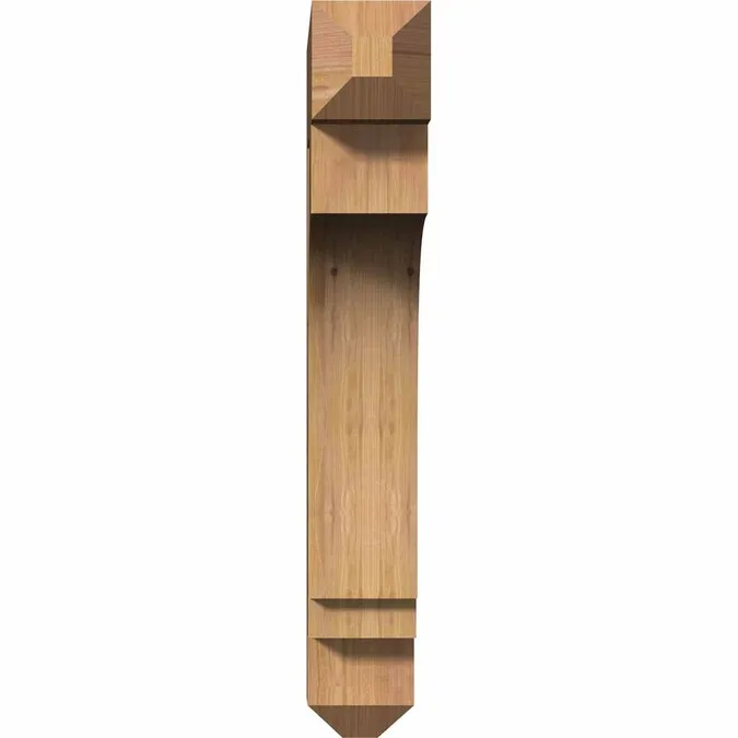 Ekena Millwork Imperial craftsman smooth 3-1/2-in x 20-in x 24-in Brown Western Red Cedar Standard Bracket