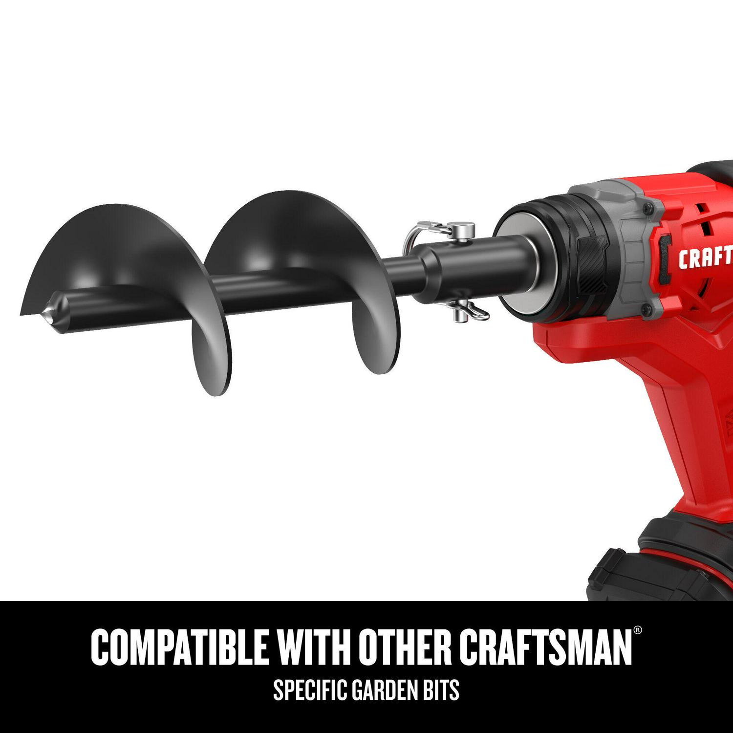 CRAFTSMAN V20 13.976-in Bulb Auger