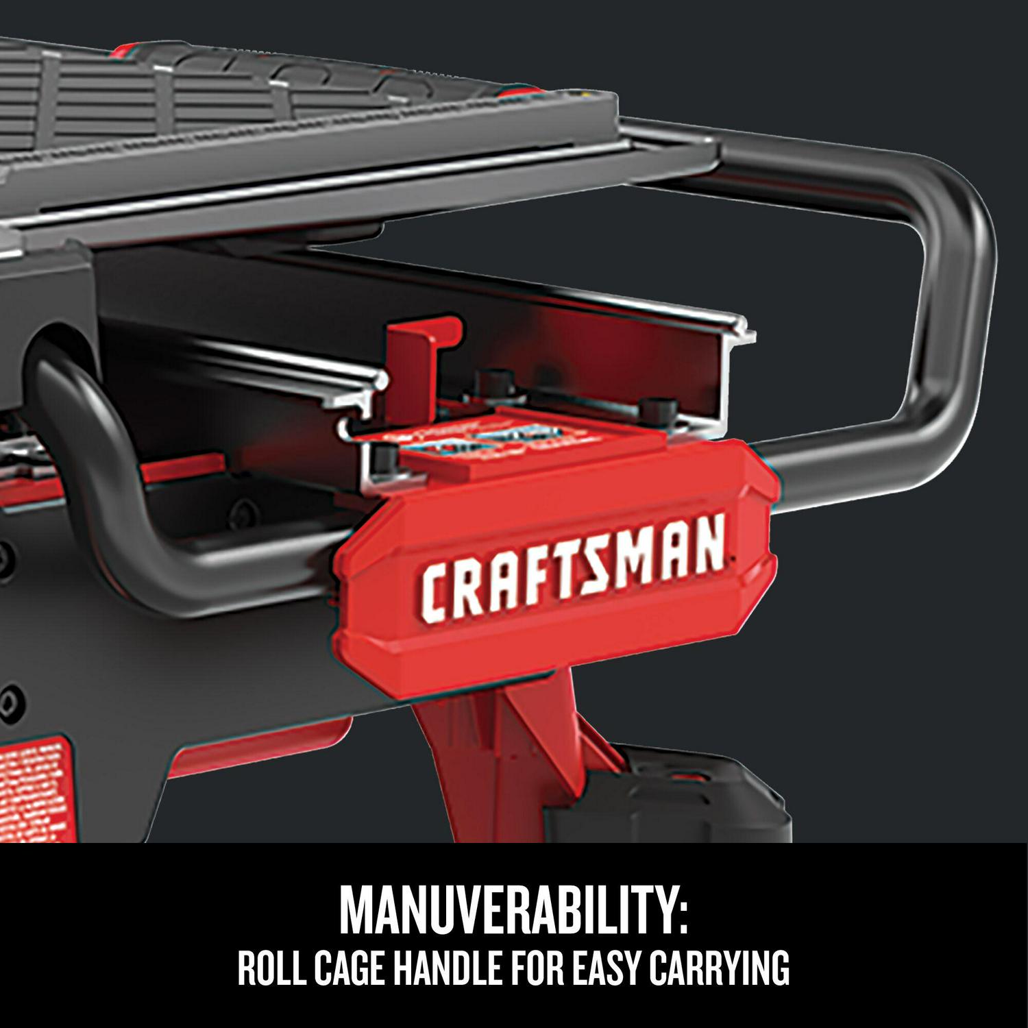 CRAFTSMAN V20 30-Amp 7-in-Blade Cordless Tabletop Sliding Table Tile Saw (Battery Included)