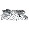 CRAFTSMAN 135-Piece Standard (SAE) and Metric Polished Chrome Mechanics Tool Set with Hard Case
