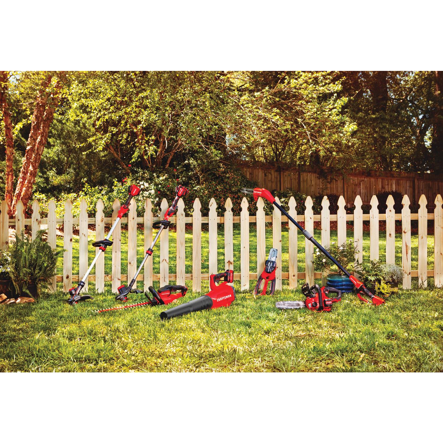 CRAFTSMAN V20 20-volt Max 350-CFM 100-MPH Battery Handheld Leaf Blower (Battery Included and Charger Not Included)