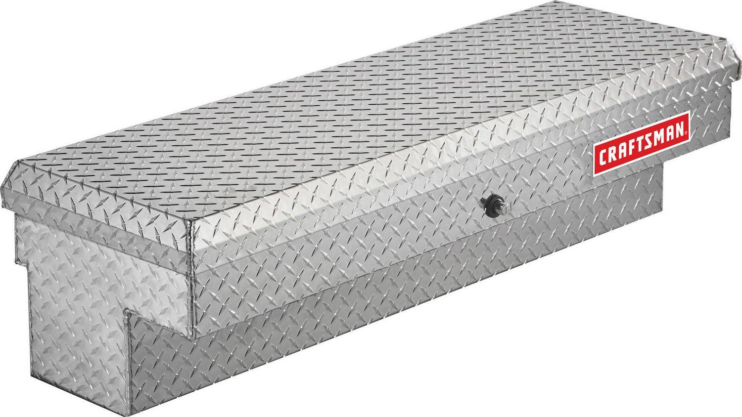 CRAFTSMAN 46.86-in x 15.73-in x 13.27-in Silver Aluminum Side Mount Truck Tool Box