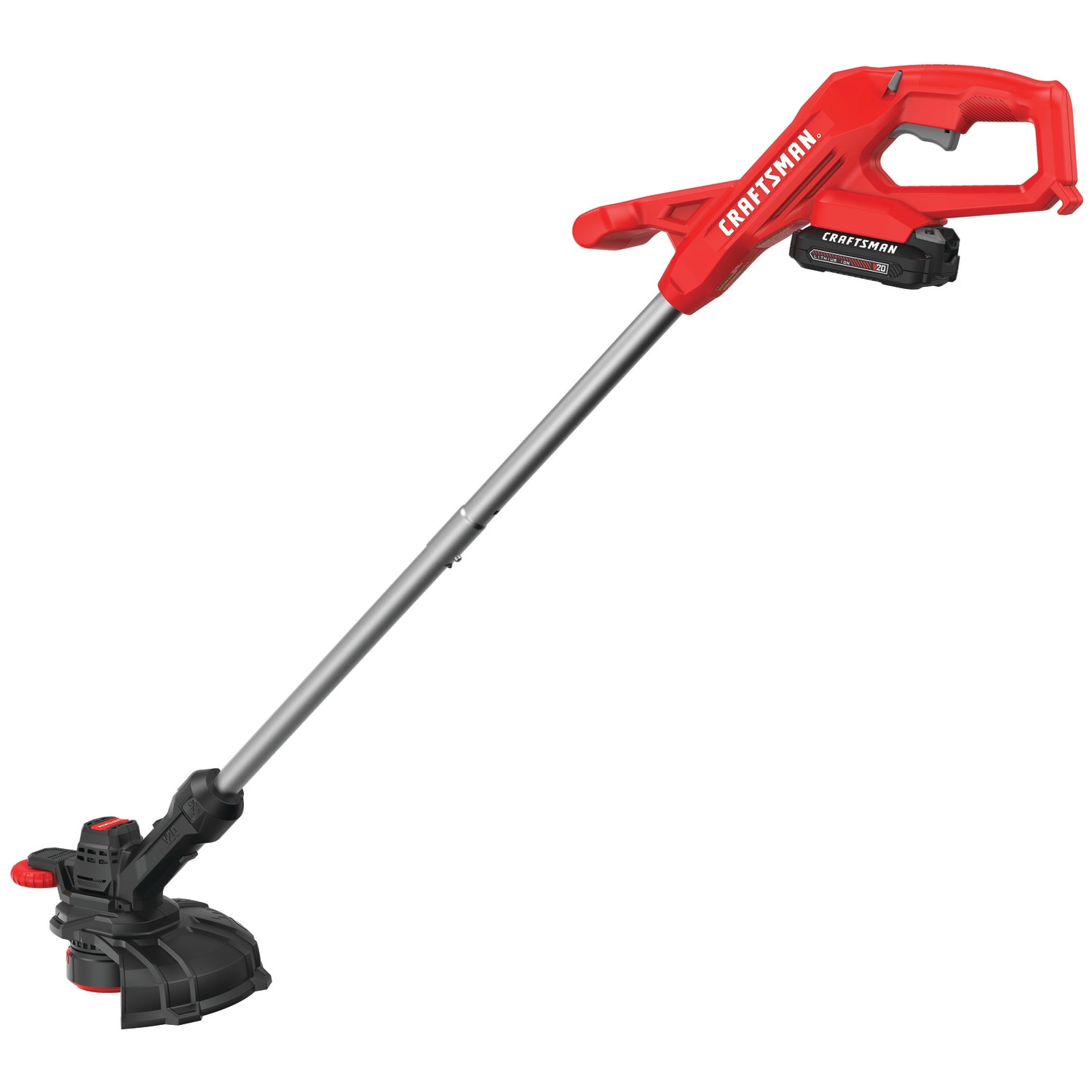 CRAFTSMAN 20-volt Max 10-in Straight Battery String Trimmer with Edger Conversion Capable 1.5 Ah (Battery and Charger Included)