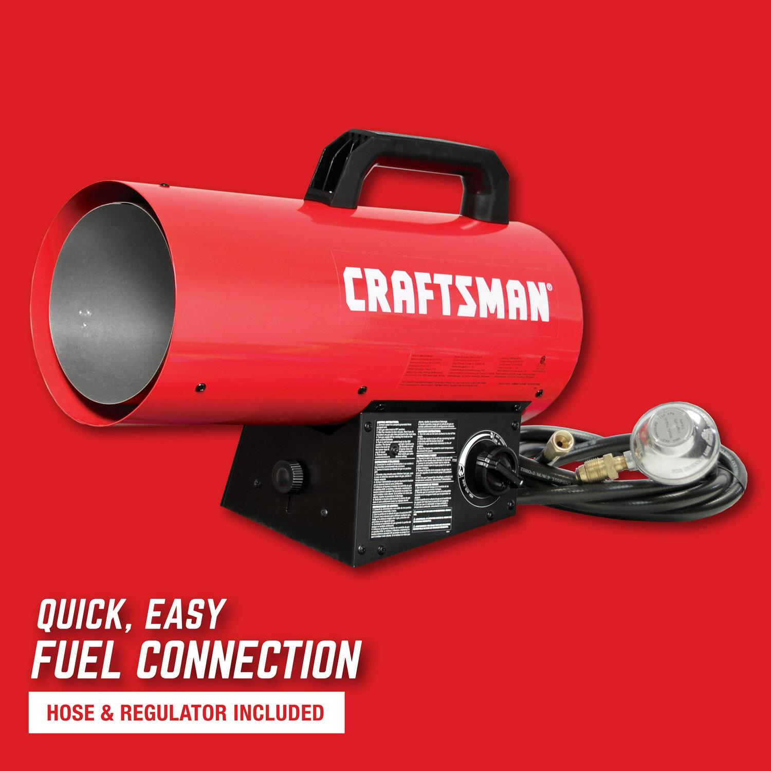 CRAFTSMAN Craftsman Forced Air Propane 60000-BTU Outdoor Portable Forced Air Propane Heater