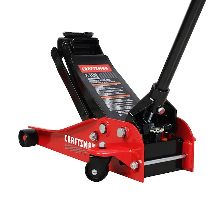 CRAFTSMAN Black 3-Ton Steel Hydraulic Floor Jack