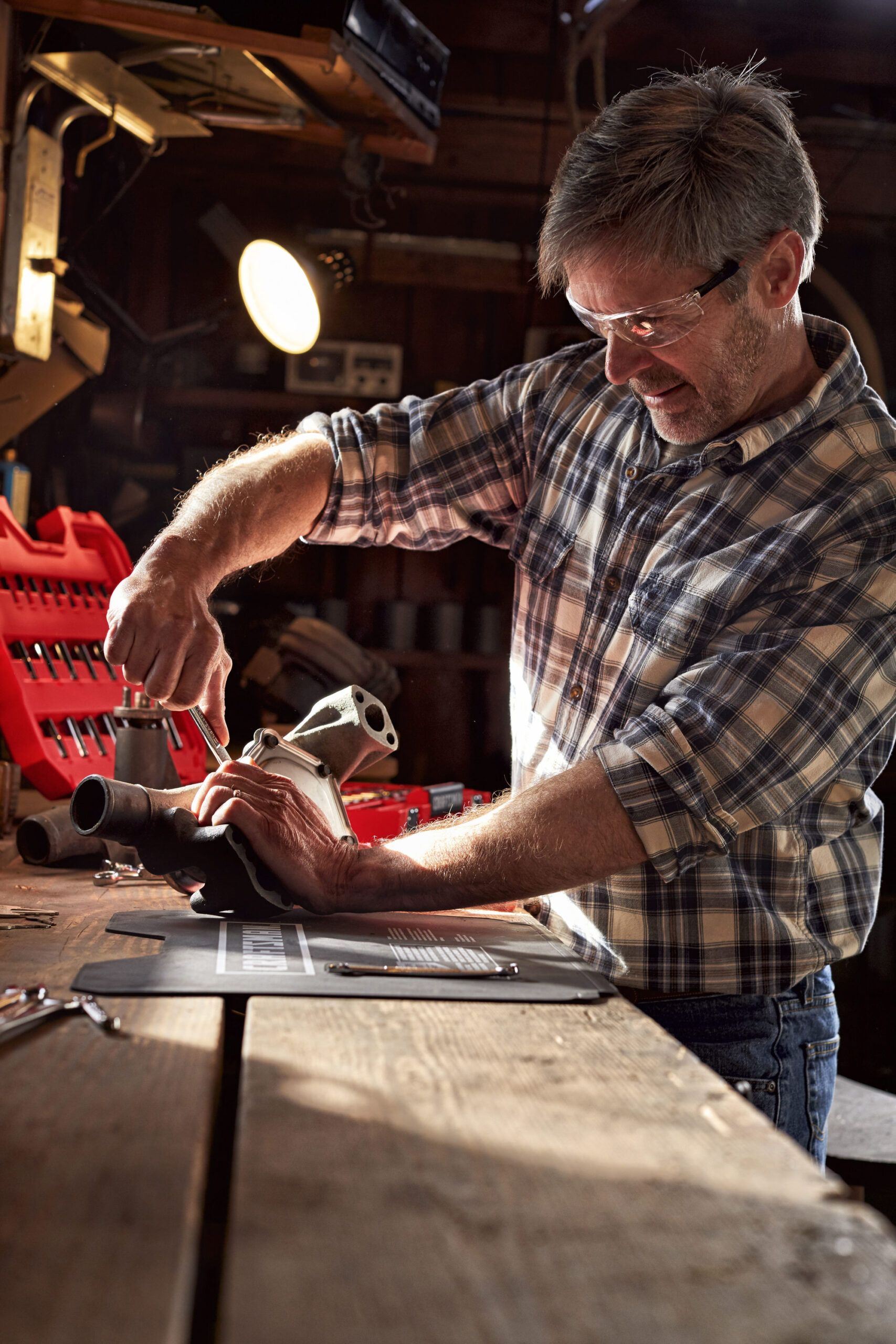 CRAFTSMAN 81-Piece Standard (SAE) and Metric Combination Gunmetal Chrome Mechanics Tool Set with Hard Case