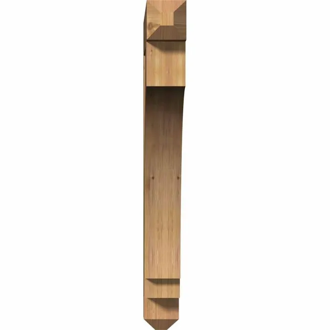 Ekena Millwork Imperial craftsman smooth 3-1/2-in x 28-in x 32-in Brown Western Red Cedar Standard Bracket