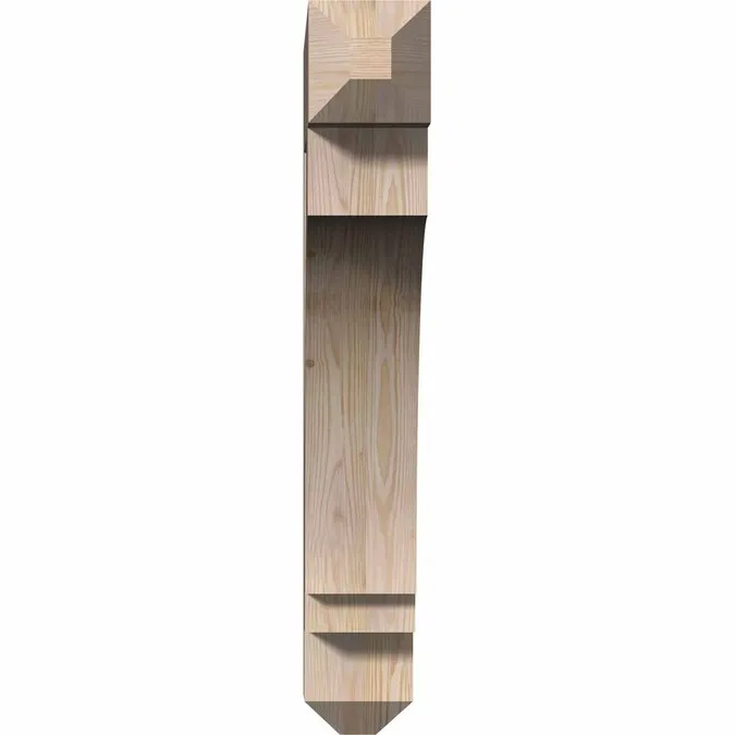 Ekena Millwork Imperial craftsman smooth 5-1/2-in x 32-in x 36-in Brown Douglas Fir Standard Bracket