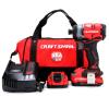 CRAFTSMAN V20 20-volt Max Brushless Cordless Impact Driver (2-Batteries Included, Charger Included and Soft Bag included)