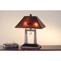Meyda Tiffany Craftsman / Mission Table Lamp from the Bungalow Collection