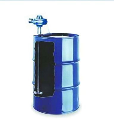 BASCO Closed Head Drum Mixers Screw In Mount 1/4 - 1/2 HP Air Motor