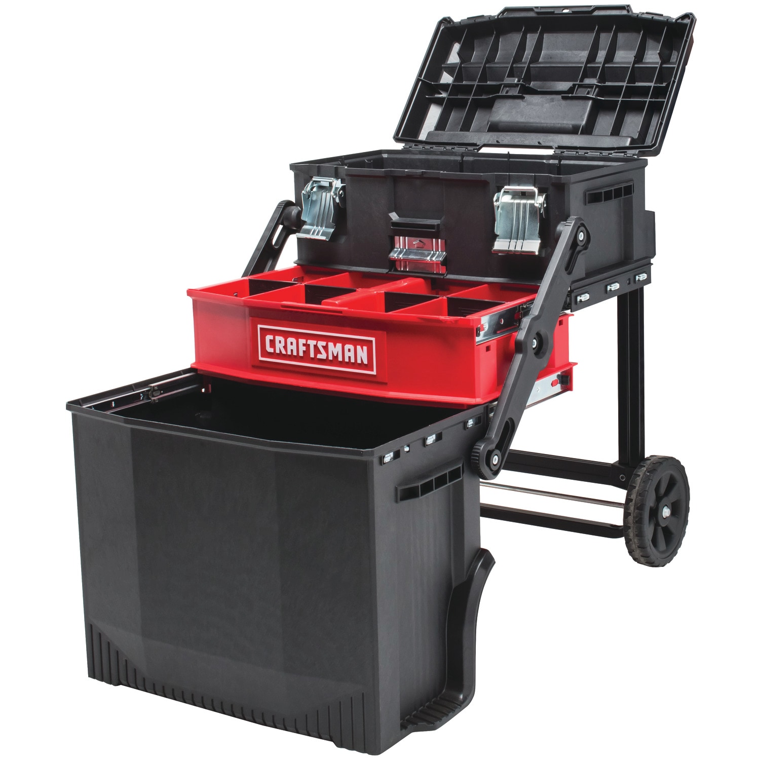 CRAFTSMAN 22-in 1-Drawer Black Metal Wheels Lockable Tool Box