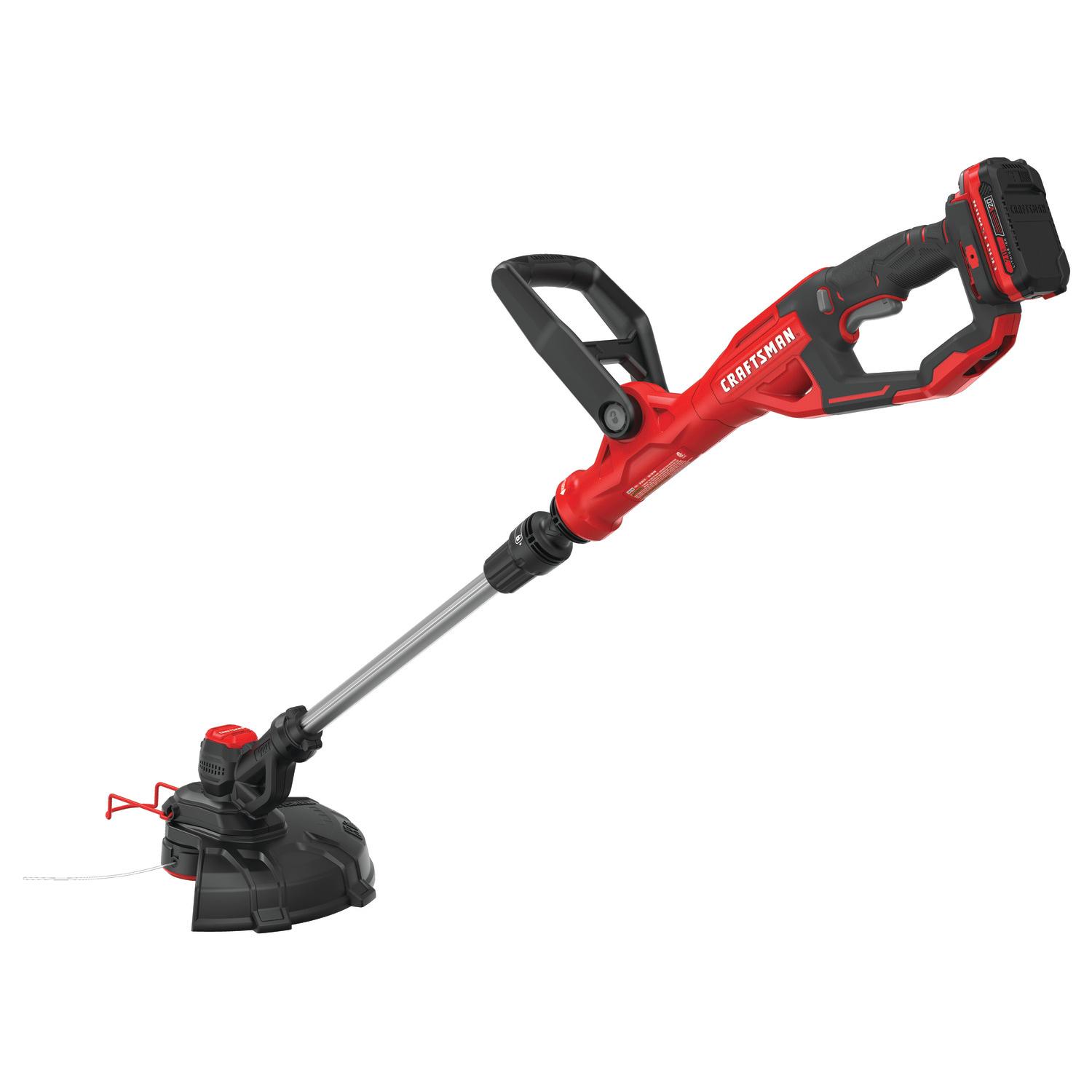 CRAFTSMAN V20 20-volt Max 13-in Straight Shaft Battery String Trimmer 2 Ah (Battery and Charger Included)