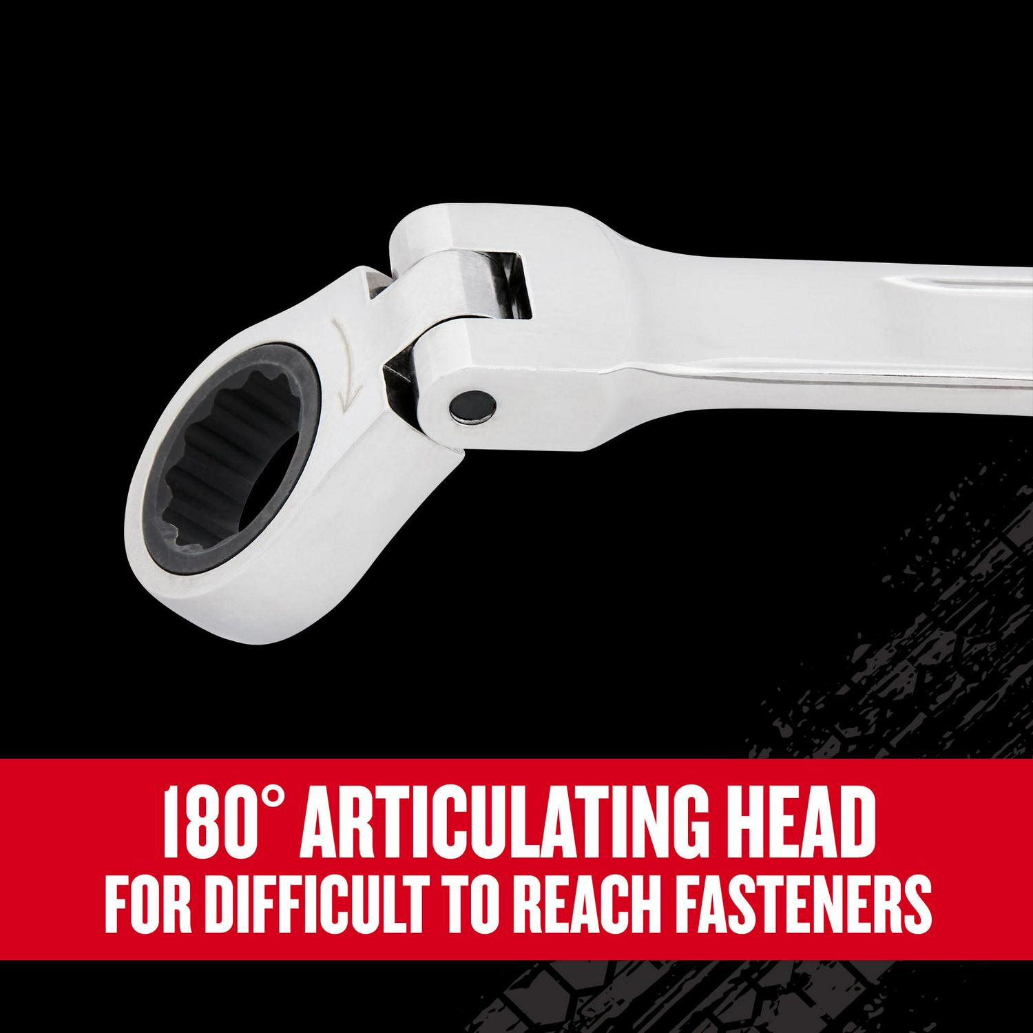 CRAFTSMAN V-Series 7-Piece Set Standard (SAE) Flexible Head Ratchet Wrench