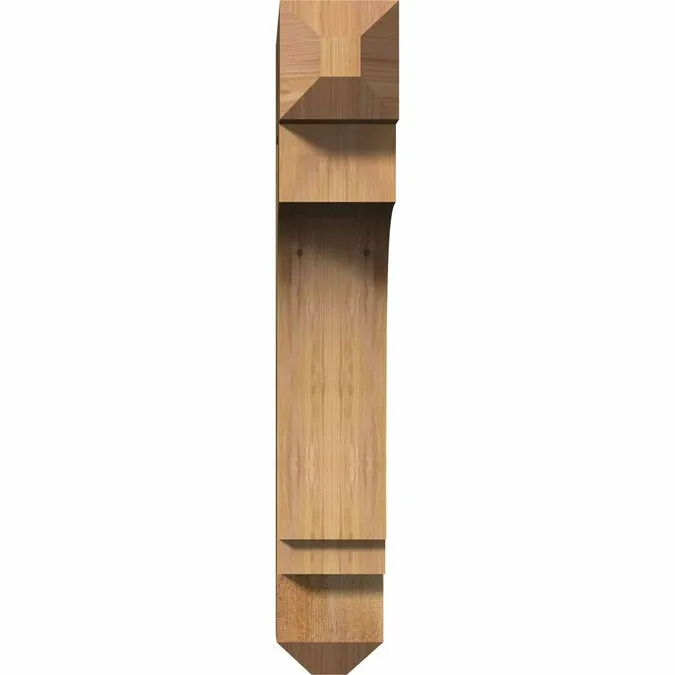 Ekena Millwork Imperial craftsman rough sawn 4-in x 20-in x 24-in Brown Western Red Cedar Standard Bracket