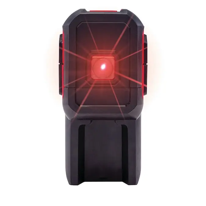CRAFTSMAN Red 100-ft Self-Leveling Outdoor 3 Spot Beam Line Generator Laser Level Kit