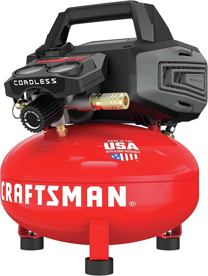CRAFTSMAN V20 Compressor, Cordless, 2.5-Gallon, 125 PSI (CMCC2520M1)