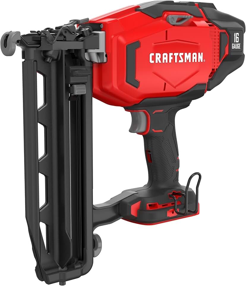 CRAFTSMAN V20 Cordless Finish Nailer, 16 Gauge, Bare Tool Only (CMCN616B)