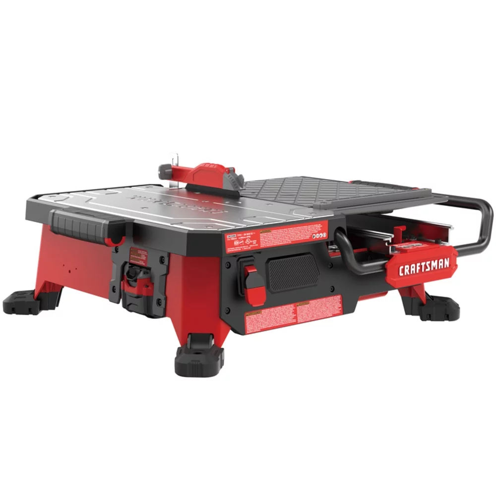 Craftsman V20 20 volt Cordless 7 in. Wet Tile Saw Kit (Battery & Charger) - Case Of: 1;