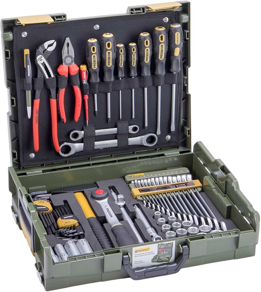 PROXXON No.23660J Craftsman Set, 68-Piece Set