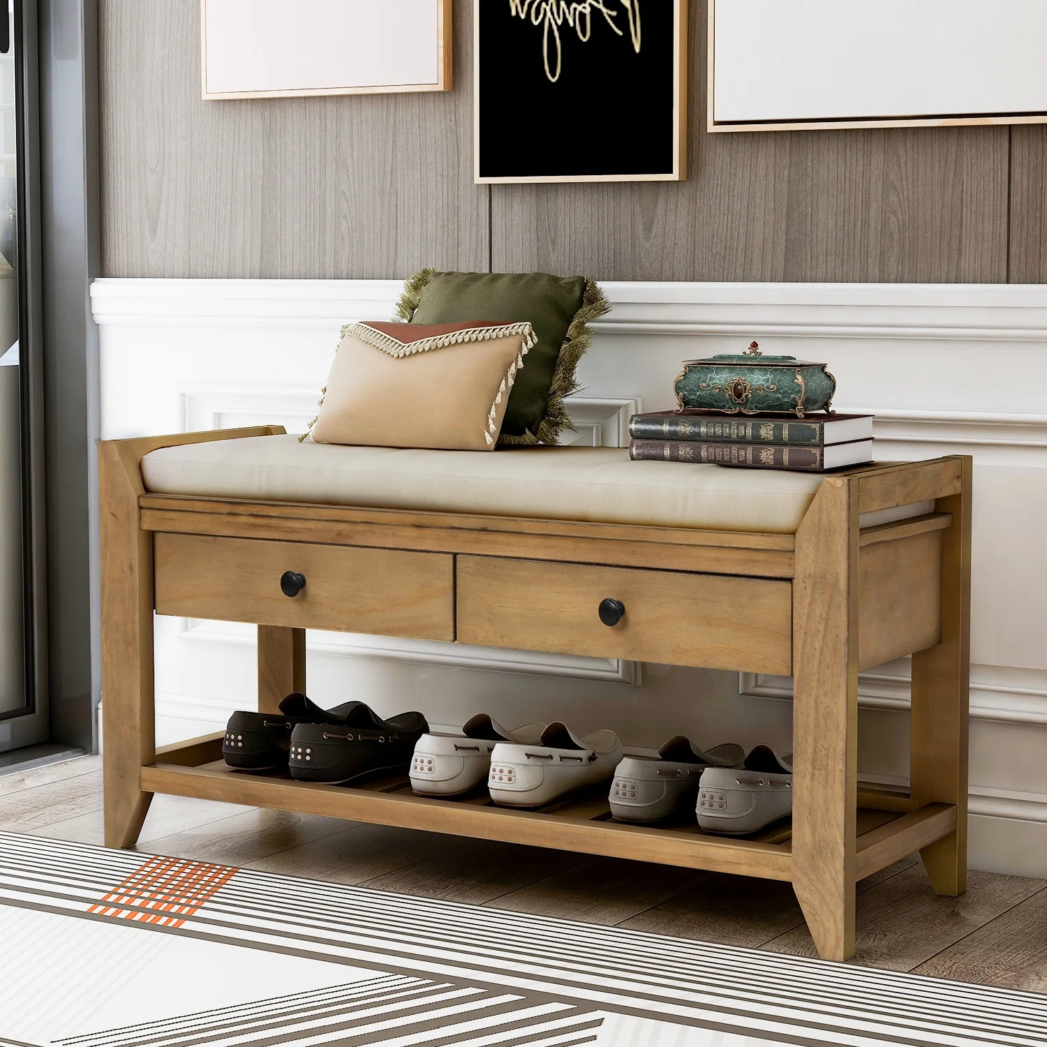 Shoe Rack Console Table