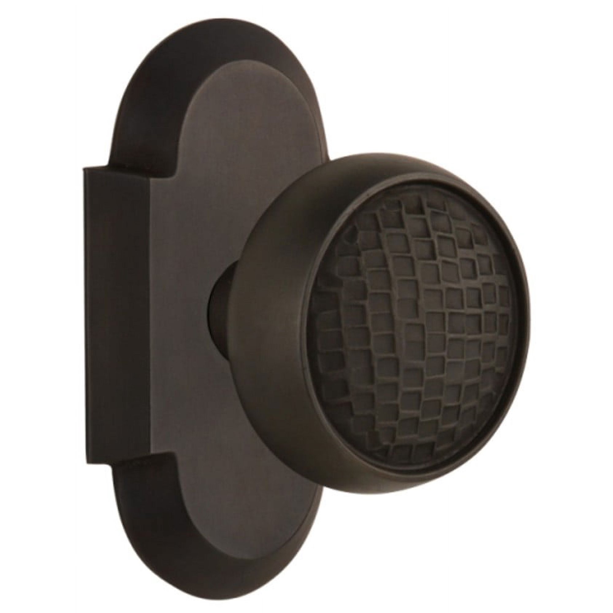 Nostalgic Warehouse Cotcra_Prv_234_Nk Vintage Craftsman Privacy Door Knob Set - Bronze