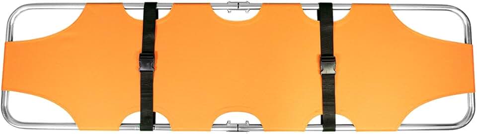thumbnail image 2 of LINE2design Folding Stretcher - Emergency Patient Transport - Orange Aluminum - 70038-O 2 of 6
