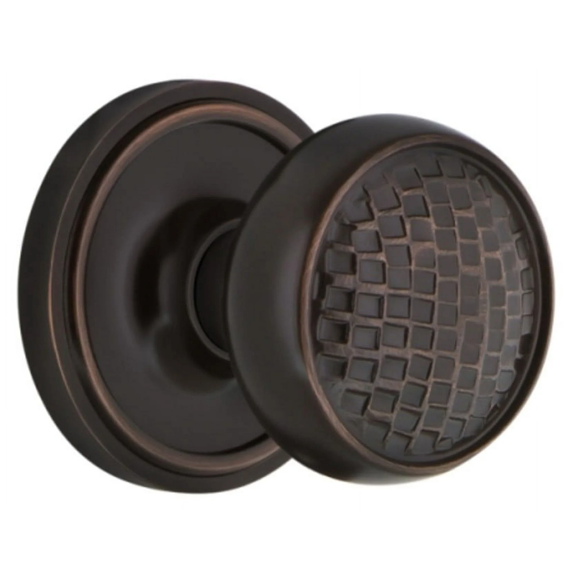 Nostalgic Warehouse Clacra_Psg_234_Nk Vintage Craftsman Solid Brass Passage Door Knob Set