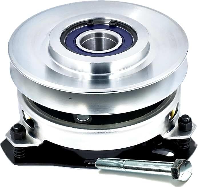 HD Switch Billet Pulley High Torque PTO Clutch w/C3 Bearing-Upgrade fits 179335 532179335 532414737 414737 174605 532174605 for Husqvarna AYP PoulanPro RedMax Craftsman Lawn Mower Tractor Blade Deck