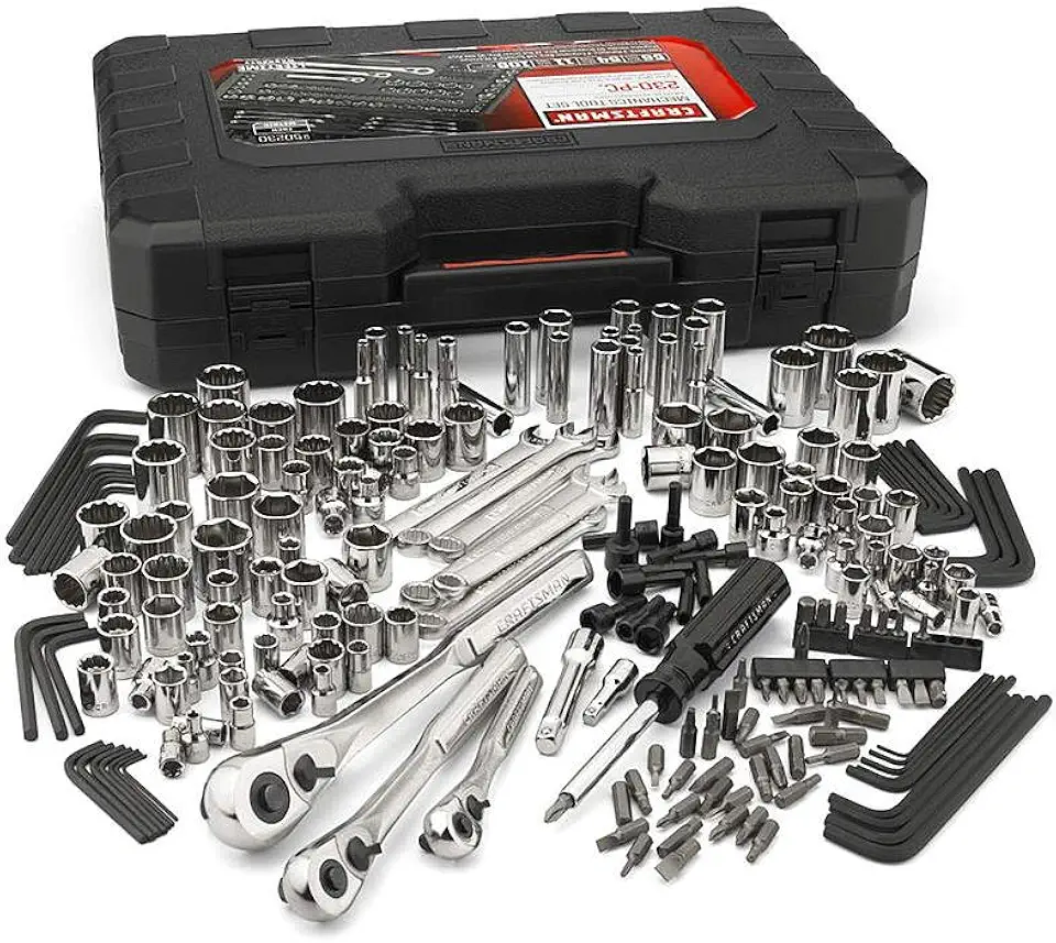 Craftsman 230-Piece Mechanics Tool Set, 50230, Silver, 1 Set
