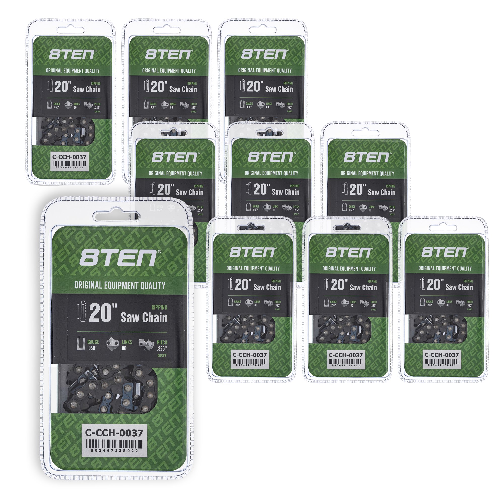 Ripping Chainsaw Chain 20 inch .050 .325 80DL for Husqvarna Jonsered Craftsman 810-CCC2259H