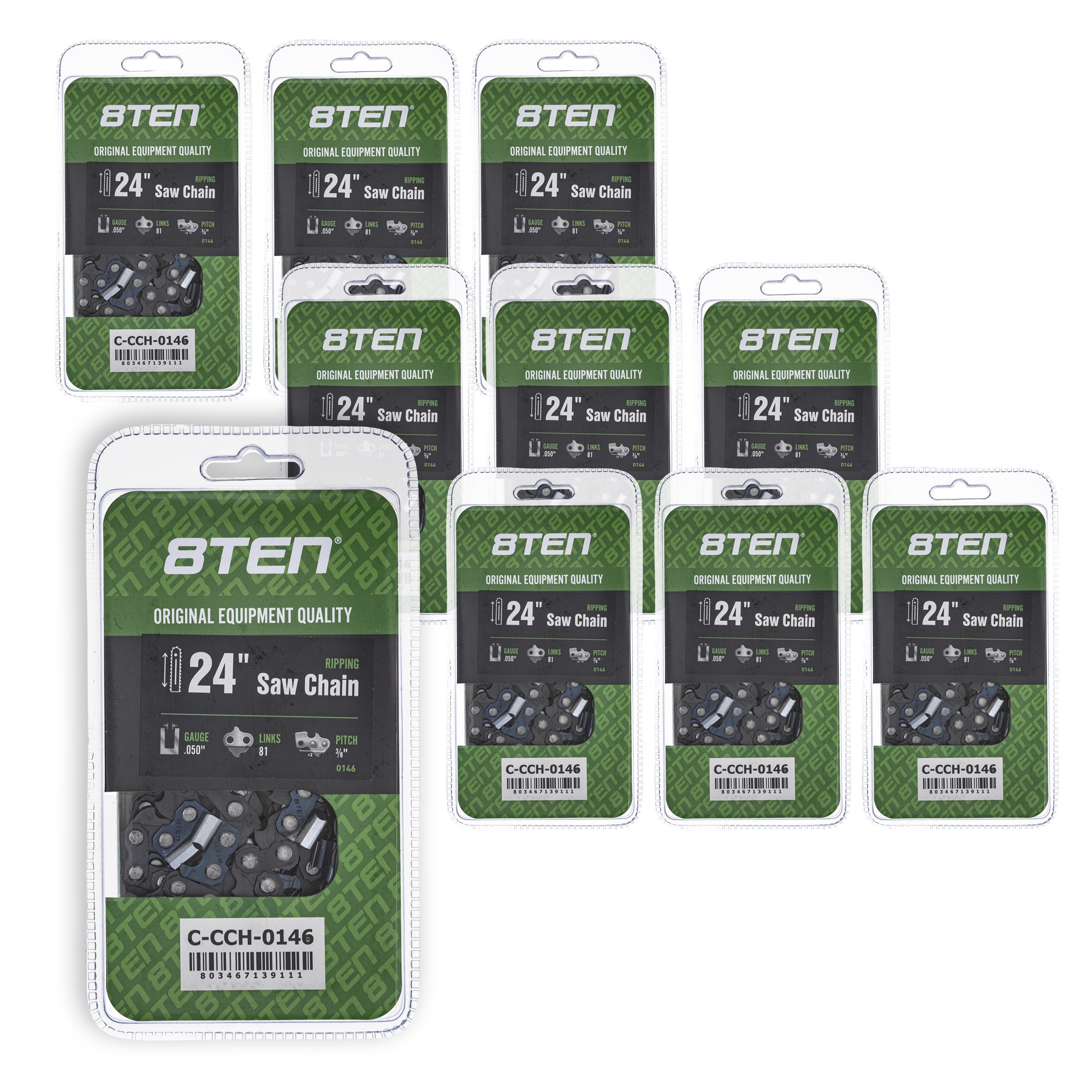 Ripping Chainsaw Chain 24 inch .050 3/8 81DL for Echo Jonsered Craftsman 810-CCC2368H