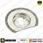 Versa Tool AB25O 63mm Diamond Semi-Round Electoplated Blade Compatible with Fein Multimaster, Dremel, Bosch, Craftsman, Ridgid Oscillating Tools / 25pk