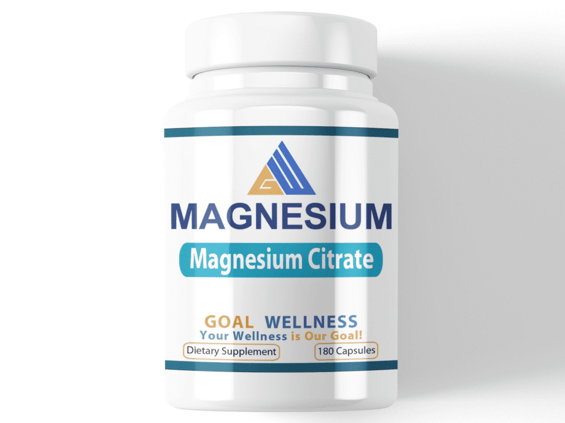 Magnesium Citrate 500mg 120 Capsules - Providing 150mg Of Active Elemental Magnesium High Potency Easily Absorbable Highly Bioavailable Uk Manufactured