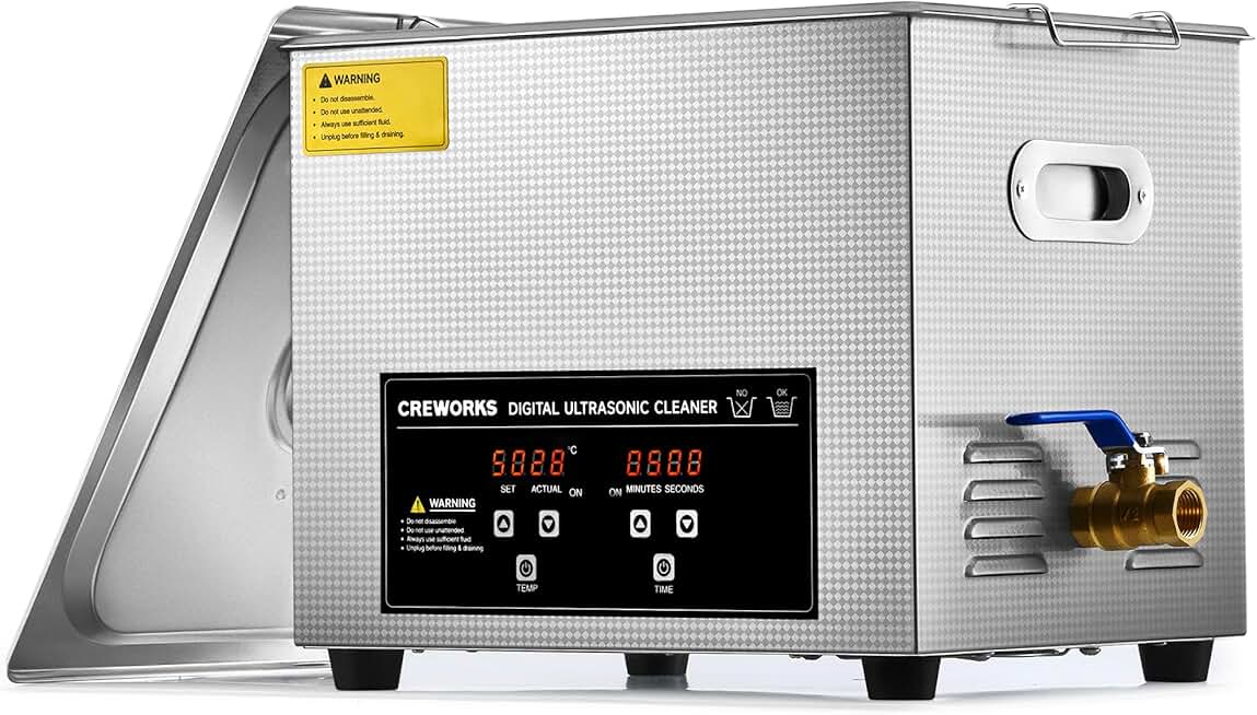 CREWORKS Ultraschallreiniger 10L Mit Entgasung &amp Produktbild-Vorschau 2