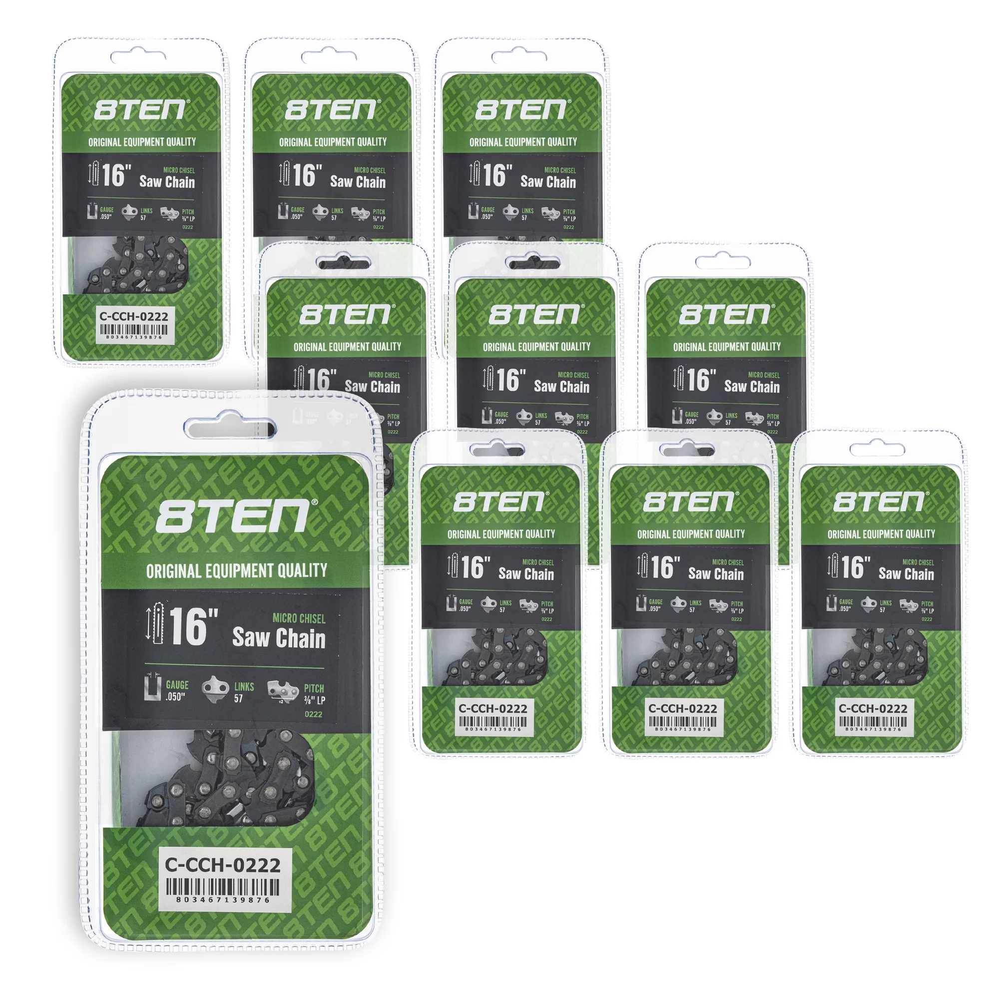 Micro Chisel Chainsaw Chain 16 inch .050 3/8 LP 57 DL for Echo Craftsman 810-CCC2444H