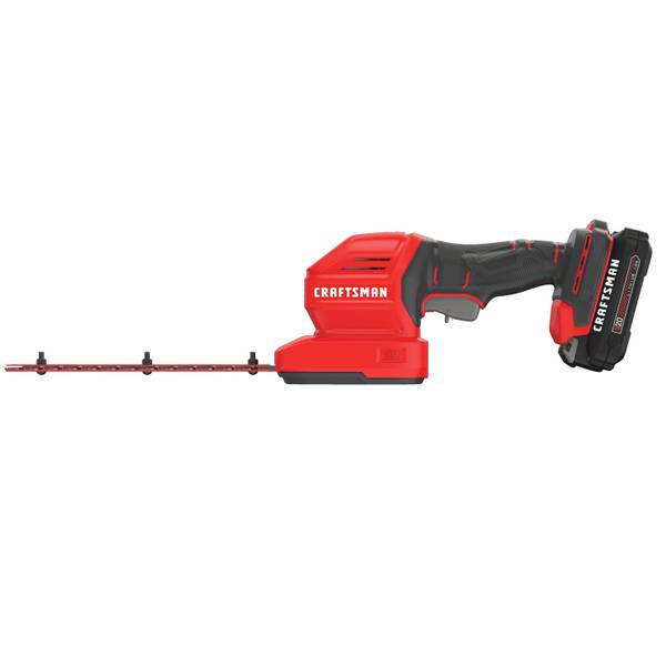 Craftsman CMCSS800C1 V20* 8  Cordless 2-IN-1 Hedge Trimmer And 4  Grass Shear Kit