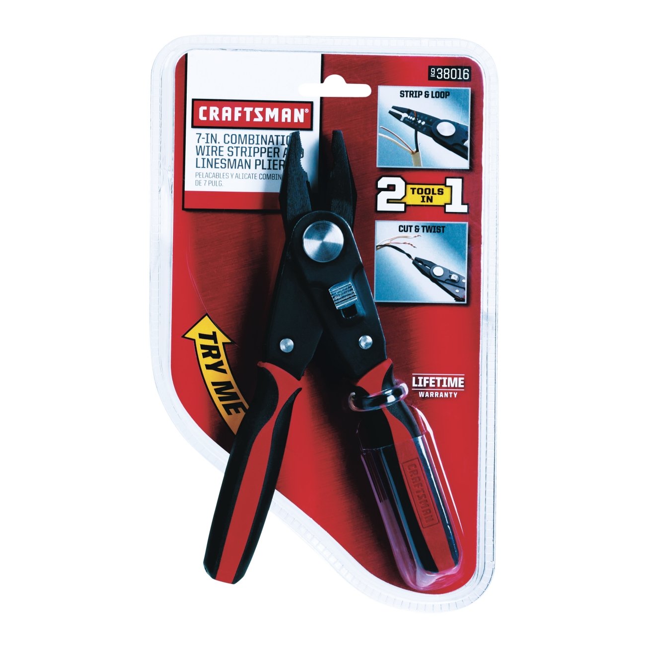 Craftsman 7-inch 2-In-1 Linesman Plier And Wire Stripper
